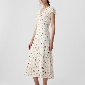 NWT Gap x Doen Floral Midi Dress Size 10